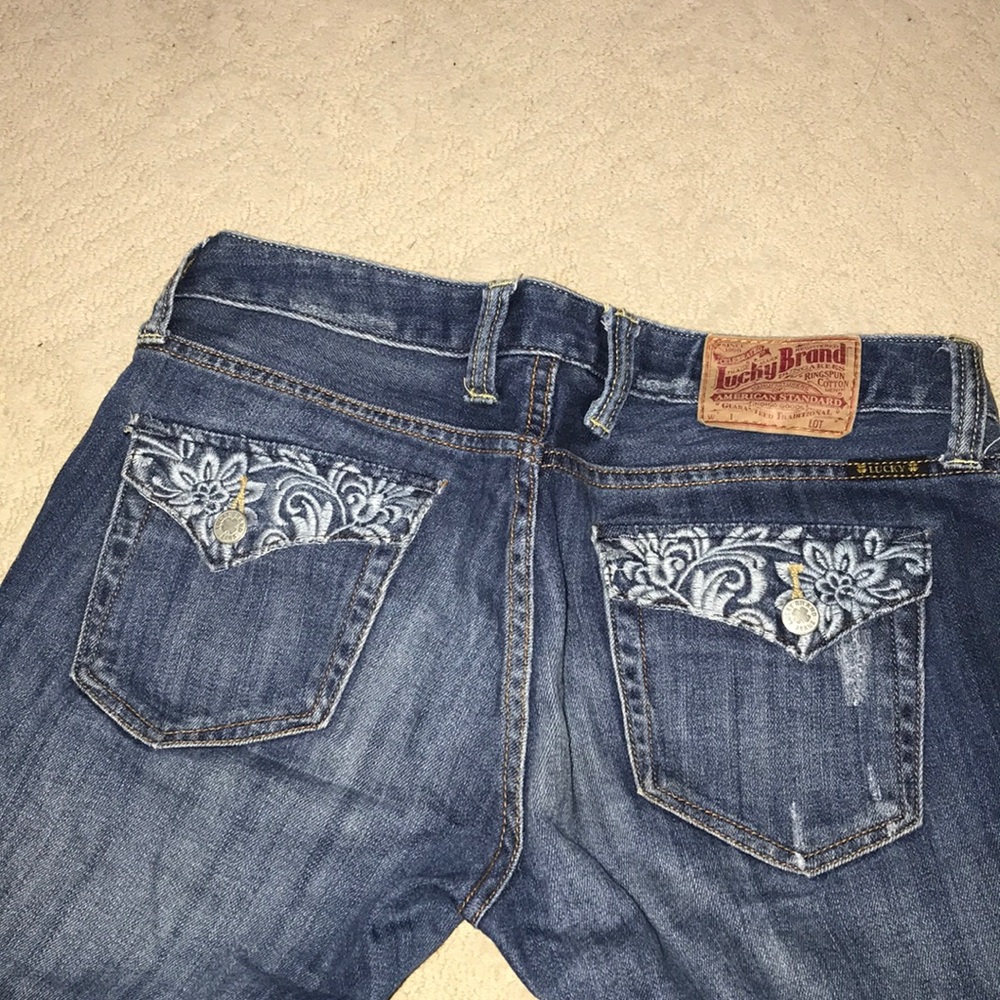 Lucky Brand sz 29 bootcut/straight leg jean